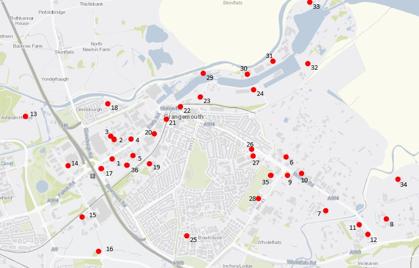 Grangemouth Map