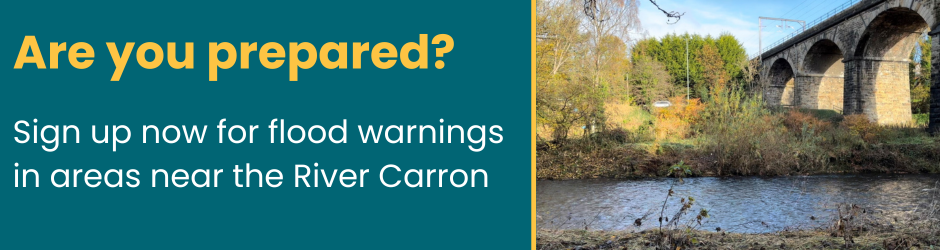 Sign up now for flood warnings in areas near the River Carron